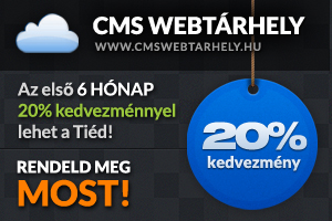 CMS webtárhely szolgáltatás