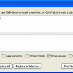 Regex használata Intype texteditorban