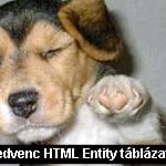 Speciális HTML kódok és szimbólumok - HTML Entity táblázat