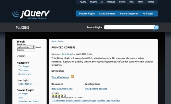 jquery rounded corners