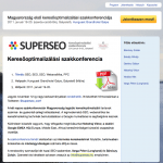 SuperSEO konferencia