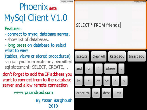 Phoenix Mysql Client