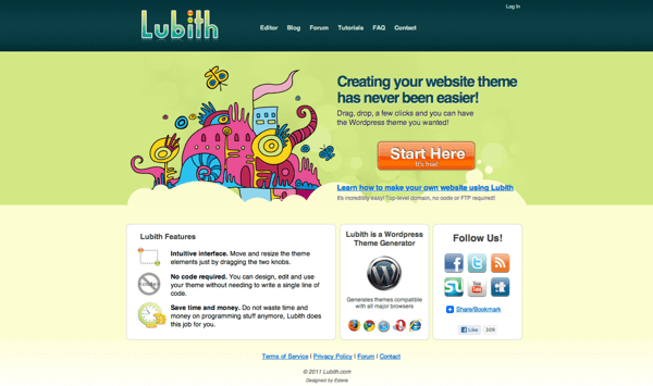 Lubith - WordPress theme generator