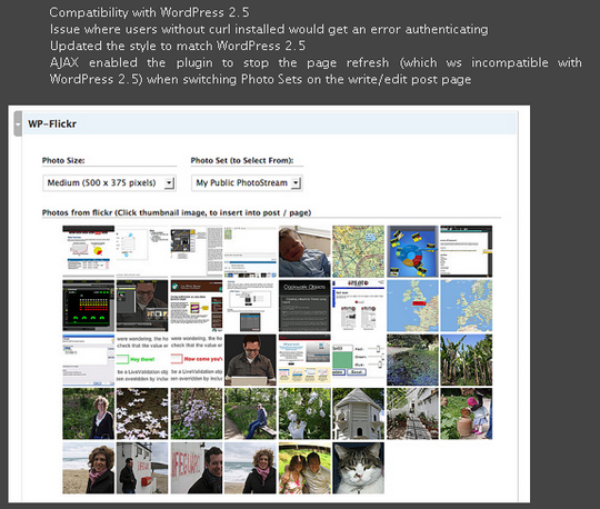 wordpress flickr