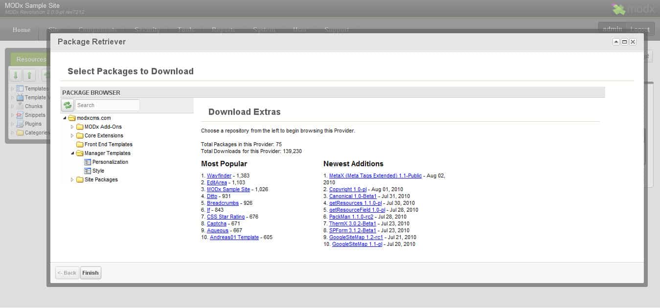 Pacage Manager - Pacage List Pacage Manager - Pacage List