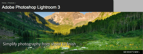 Adobe lightroom