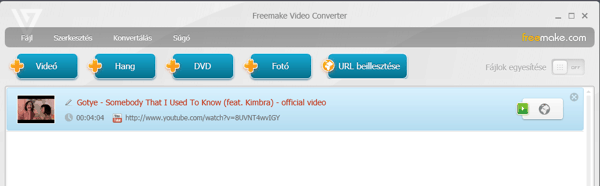 free-video-converter-07.png youtube videó bemásolára MP3-ra konvertáláshoz - Free video converter