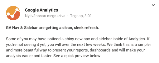 google-analytics-kinezet-valtozas.png Megváltozik a Google Analytics felülete