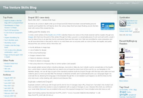drupal seo esettanulmány