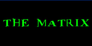 matrix text effekt