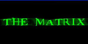 matrix text effekt