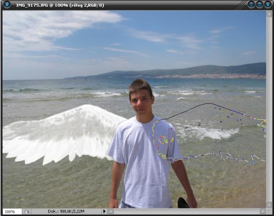 szárny készítése photoshop segítségével leírás tutorial