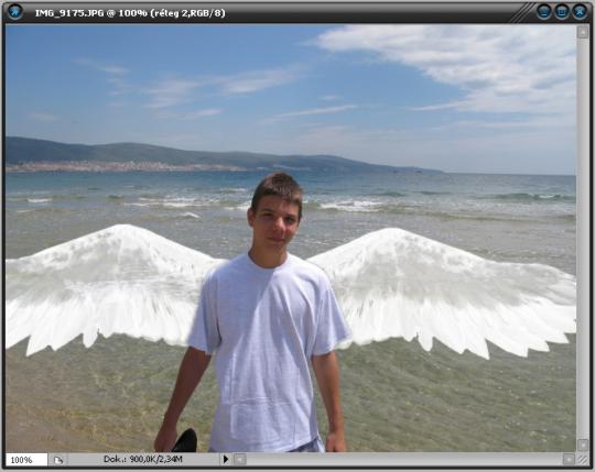 szárny készítése photoshop segítségével leírás tutorial