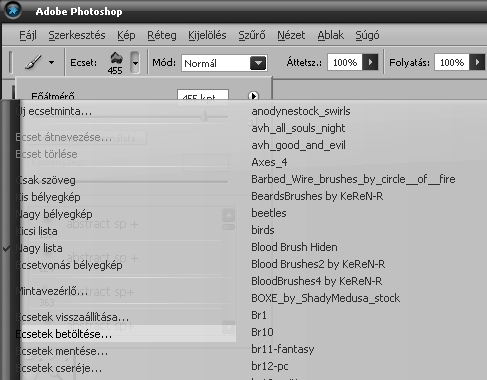 szárny készítése photoshop segítségével leírás tutorial