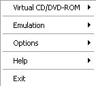 daemon tools - menu