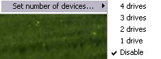 daemon tools - number of devices