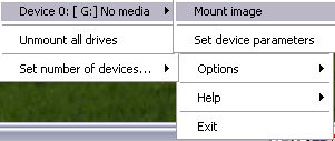 daemon tools - mount image