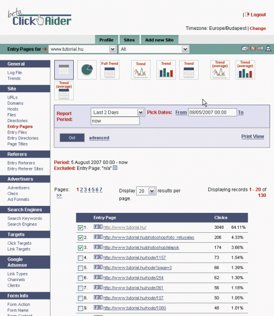 ClickAider 2. mintakép