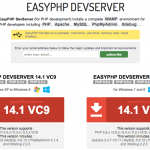 EasyPHP webszerver letöltése otthoni webszerverhez