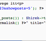 WordPress kategória cikkjeinek listázása