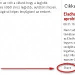 Facebook Share plugin probléma a Wordpress alatt