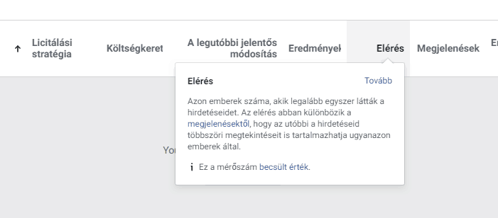 Fogalommagyarázatok a Facebook Hirdetéskezelőben/Ads Managerben