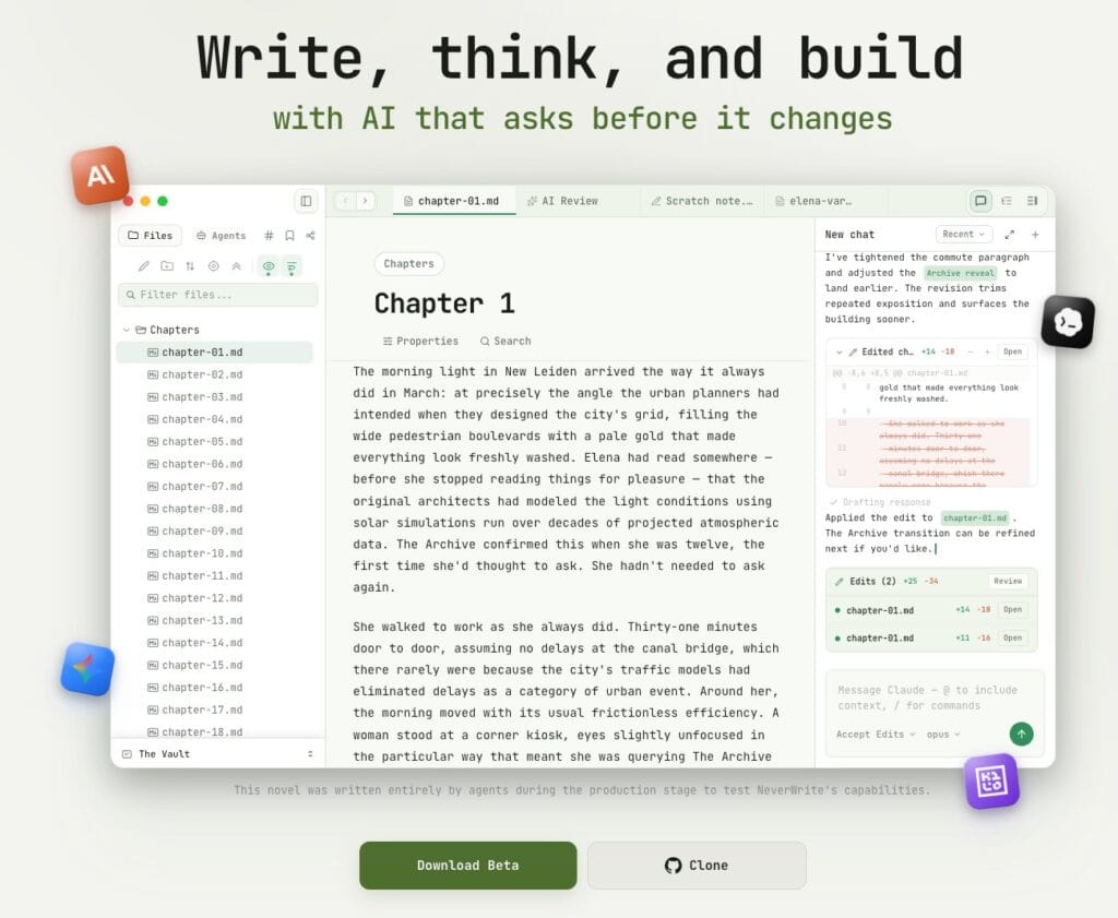 newerwrite editor